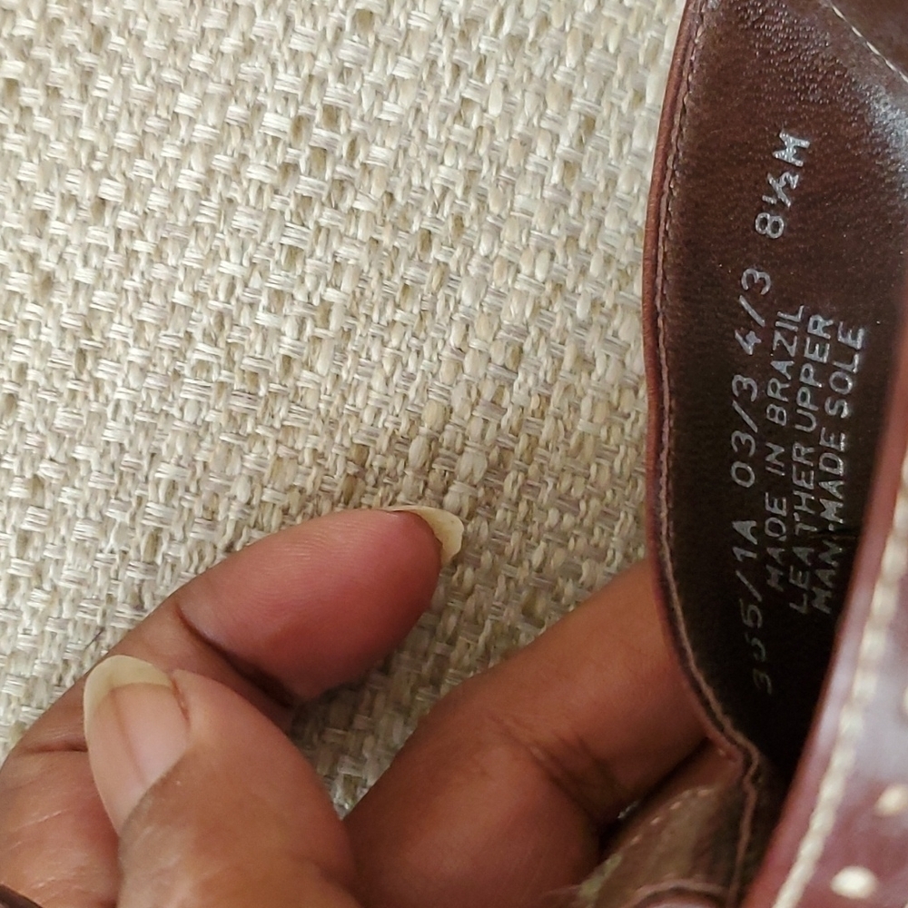 Franco Sarto Burgundy Heels - Picture 8 of 9